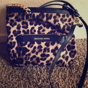 Michael Kors Cheetah Print Crossbody Bag